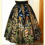 vintage 1950s mexican circle skirt