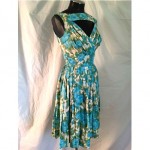 vintage 1950s mint dress