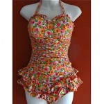 vintage 1950s mint swimsuit