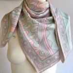 vintage 1960s pucci pastel silk scarf