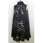 vintage 1960s soutache embroidered lace dress