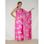 vintage 1970s hanae mori nwt silk gown