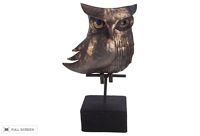 vintage 1970s owl sculpture