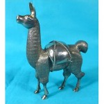 vintage 1980s south american sterling silver llama statue