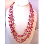 vintage 1981 chanel crystal necklace