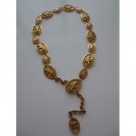 vintage 1984 chanel cherub necklace