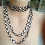 vintage 1984 chanel crystal sautoir necklace