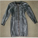 vintage 1990s michael hoban north beach leather dress