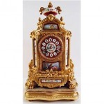 vintage 19th century j freres gilt sevres porcelain mantle clock
