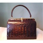 vintage bellestone alligator handbag