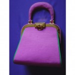 vintage christian dior silk evening bag