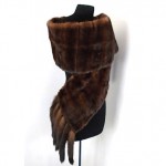 vintage french mink fur stole