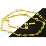 vintage gucci link mariner knot chain necklace