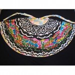 vintage hand painted mexican circle skirt