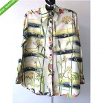 vintage hermes silk blouse