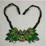 vintage margot de taxco sterling enamel necklace