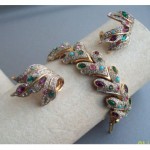 vintage mazer rhinestone set