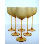 vintage mid-century carlo moretti attributed goblets