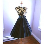 vintage mid-century cocktail party dress
