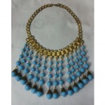 vintage miriam haskell glass drop beads necklace