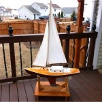 vintage model pond boat