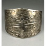 vintage northwest coast sterling tribal bracelet