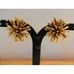 vintage oscar de la renta clip earrings