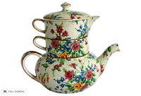 vintage royal winton chintz stacking teapot