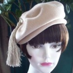 vintage tassel beret