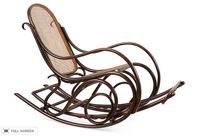 antique 1900s thonet bentwood rocking chair