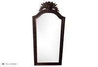 antique 19th century french hunting lodge mirror