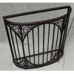 antique early 20th century french wrought iron umbrella stand