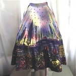 vinatge mexican sequin circle skirt