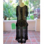 vintage 1920s art deco flapper dress