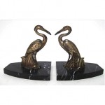 vintage 1920s bronzed spelter bookends