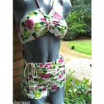 vintage 1940s cotton bathing suit