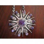 vintage 1940s william spratling sterling amethyst necklace