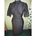 vintage 1950s eisenberg little black dress