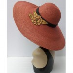 vintage 1960s frank olive straw hat