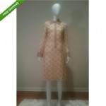 vintage 1960s valentina beaded shirt dress