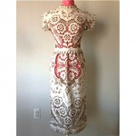 vintage 1970s lace dress