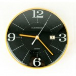 vintage 1970s siemens wall clock