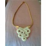 vintage 1977 givenchy lucite necklace