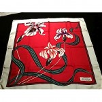 vintage 1980s gucci silk scarf new with tags and box