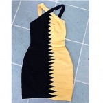 vintage 1990s leger bandage dress