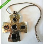 vintage 1998 chanel cross necklace