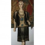 vintage art deco french assuit dress