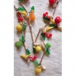 vintage bakelite charm necklace