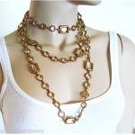 vintage chanel crystal necklace