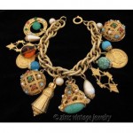 vintage charm bracelet